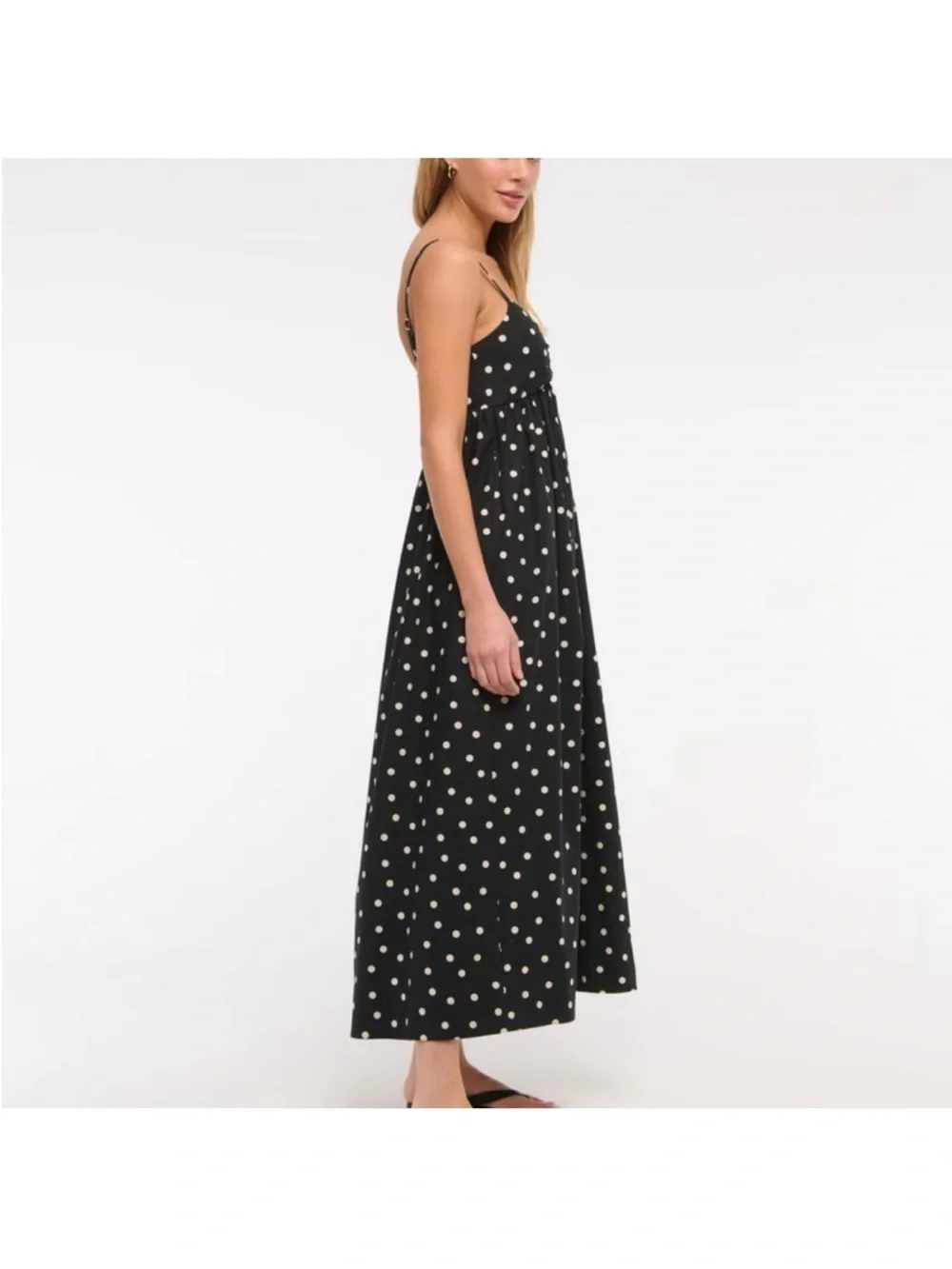 NWT Abercrombie & Fitch Sweetheart Babydoll Maxi Dress